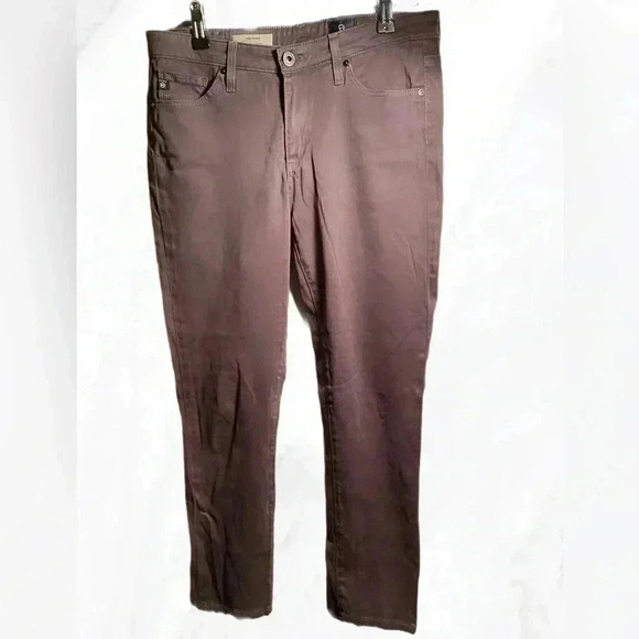 AG prima cigarette leg casual trendy fitted stretch 5 pocket dark  grey jean 27 - Picture 2 of 4